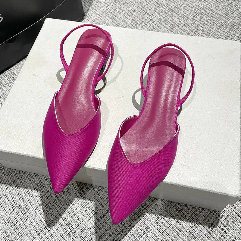Women's Summer Minimalist Pointed Heels Sandals