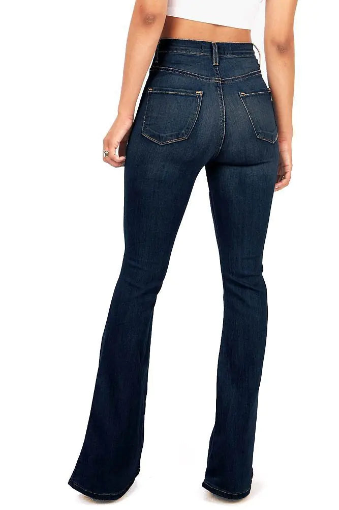 Denim Flared Pants, Bell Bottom Jeans