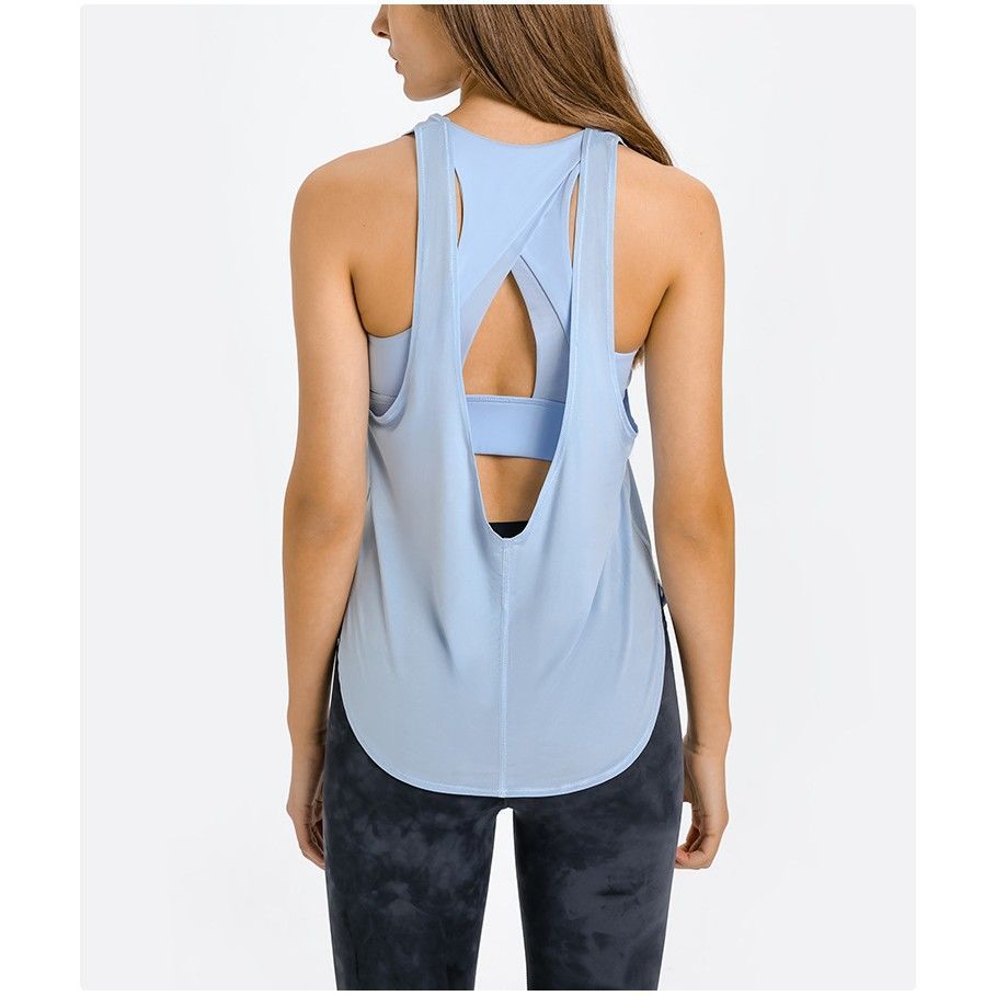 Women's Lightweight Yoga Tank Top with Removable Padding