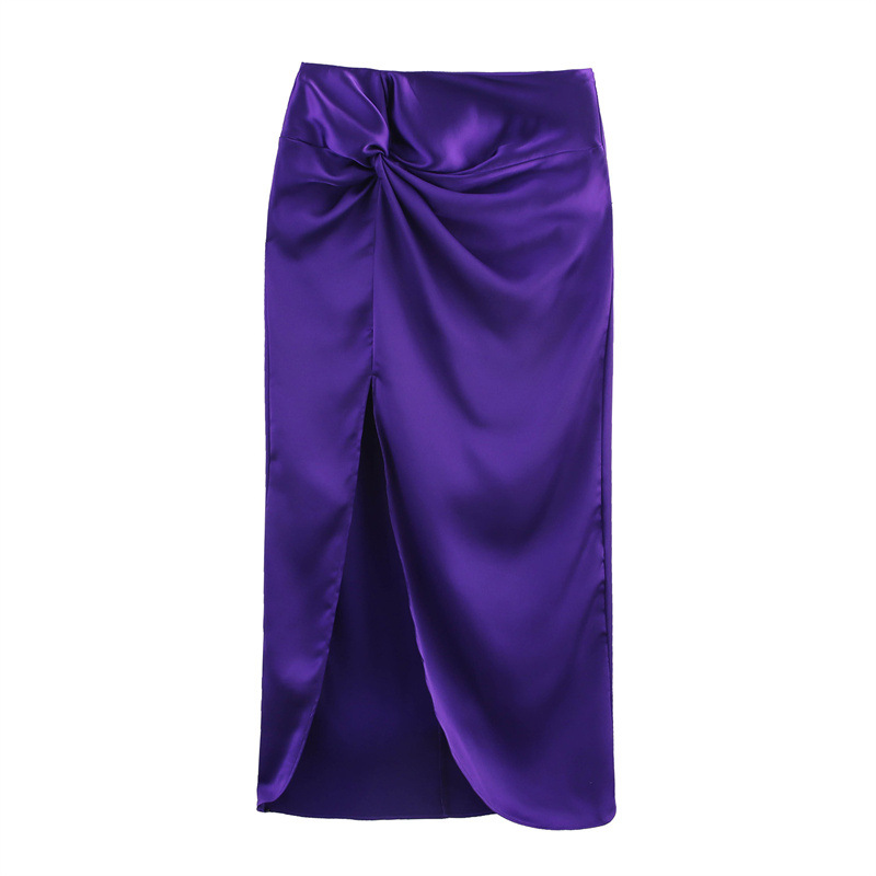 Satin Halter Neck Dress