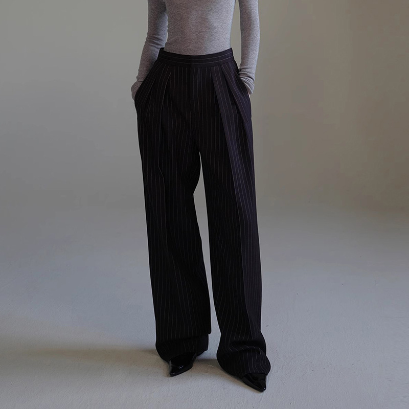 Women's Striped Suit Pants