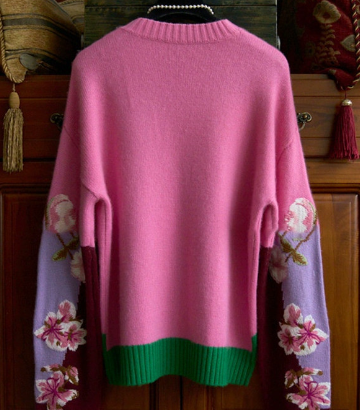 Round Neck Long Sleeve Niche Commute Tops