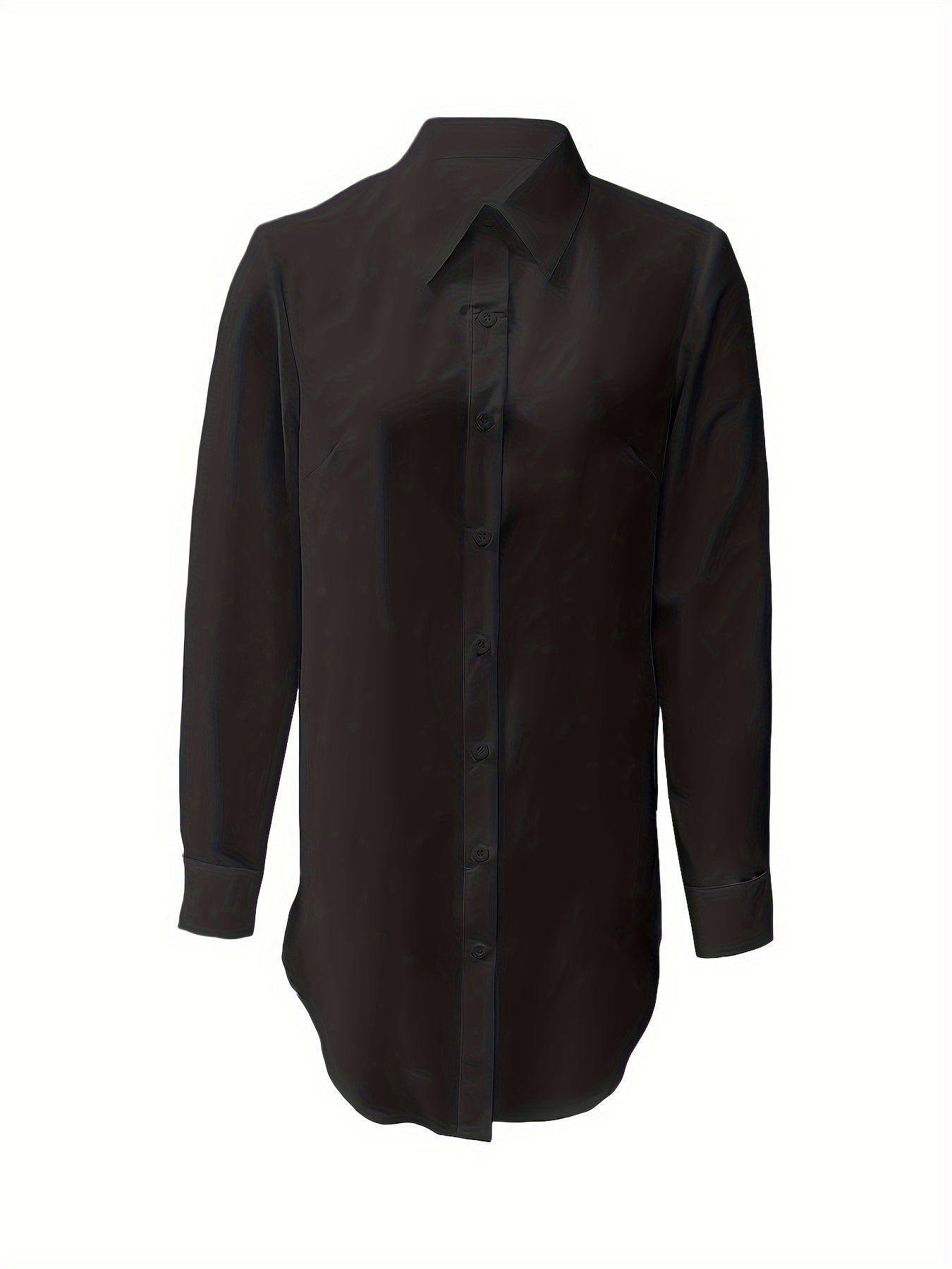 Long And Simple Casual Shirts, Can Be Worn In Four Seasons.