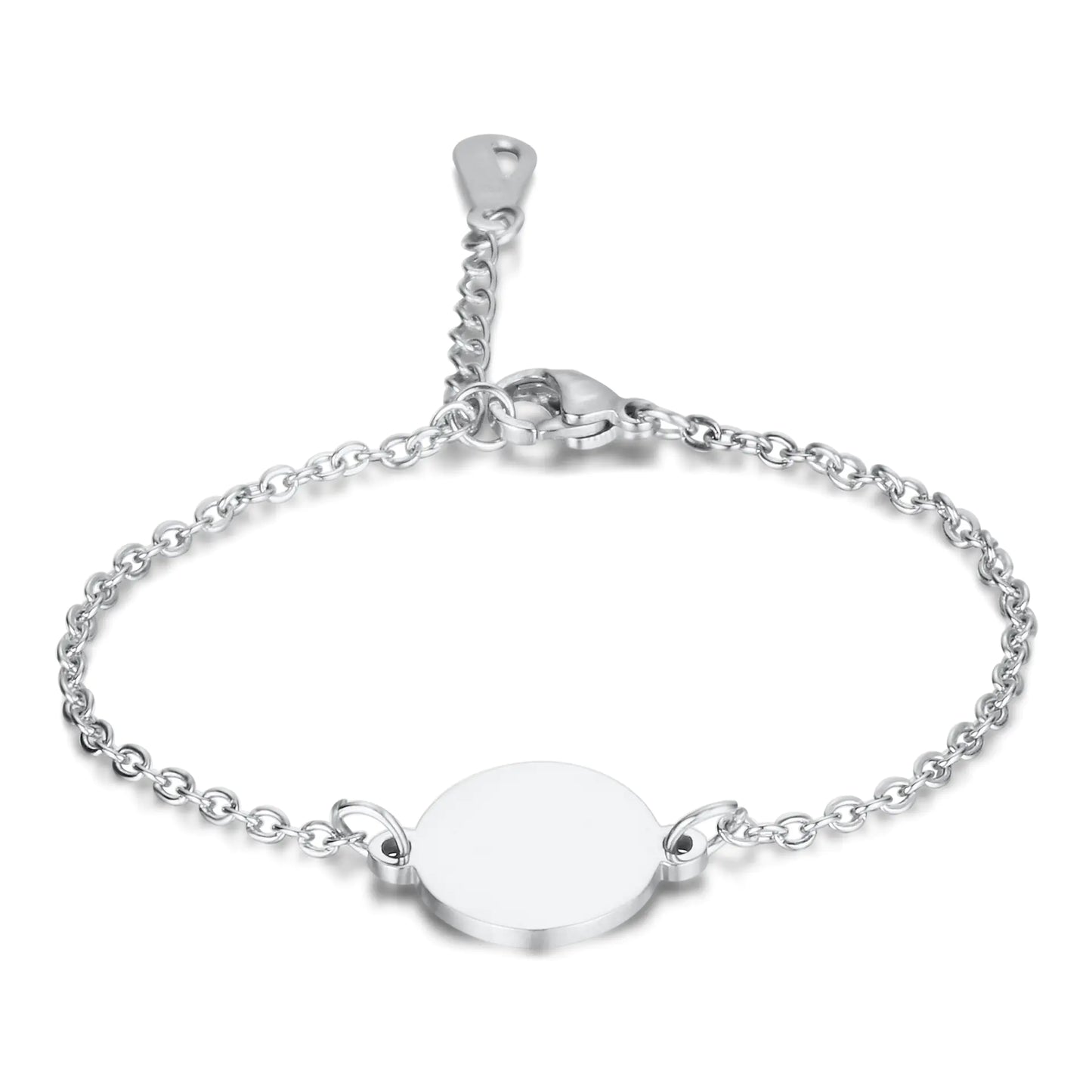 Simple All-Match Titanium Steel Bracelet