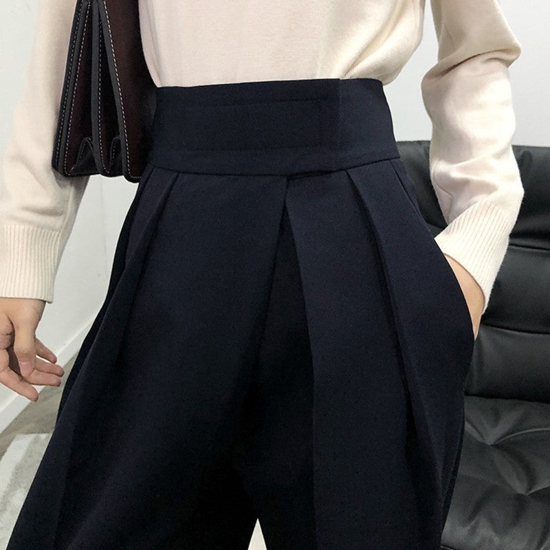 High waist loose wide leg pants