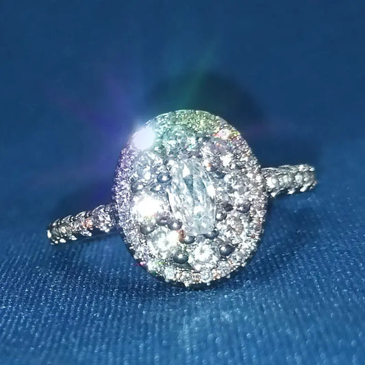 Zircon Ring, Party Band, Hand Jewelry