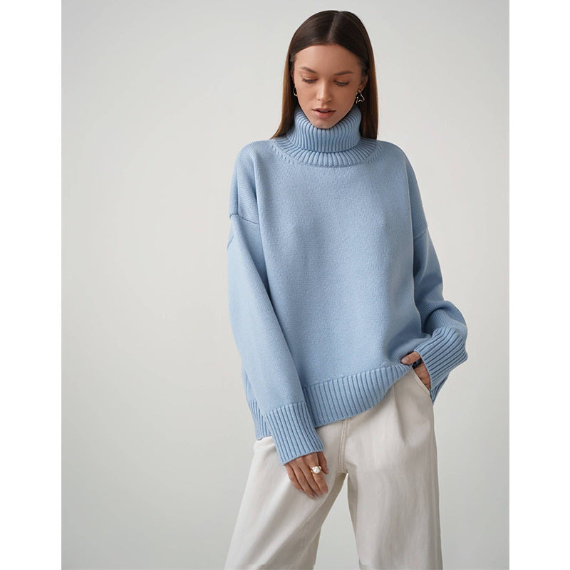 Winter Maternity Sweater - Korean Style Oversized Knit