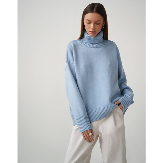 Winter Maternity Sweater - Korean Style Oversized Knit