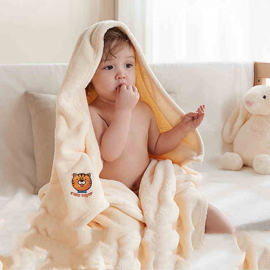 Baby Bath Towel Baby Gauze Absorbent Blanket 80x100cm 100x120cm