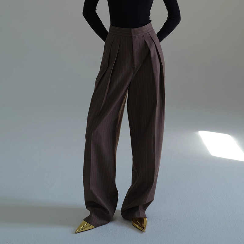 Women's Striped Suit Pants