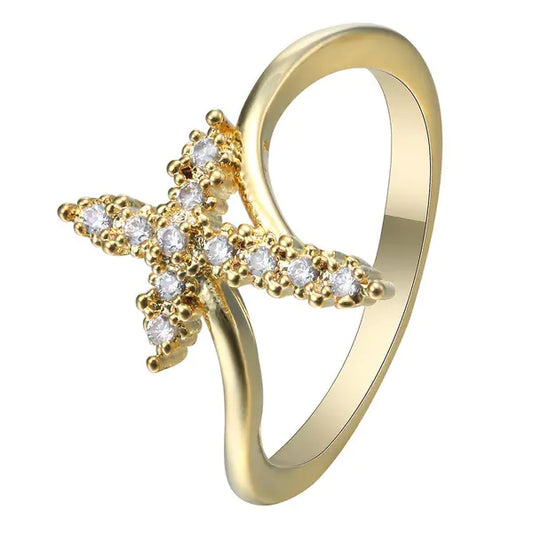 Diamond Cross Jesus Ring for Women - Fashion Silver Jewelry
