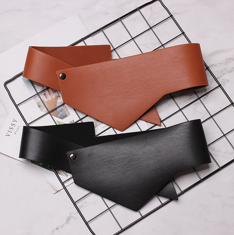 Black Wide Waist Belt for Women's Sweater Dress and Coat