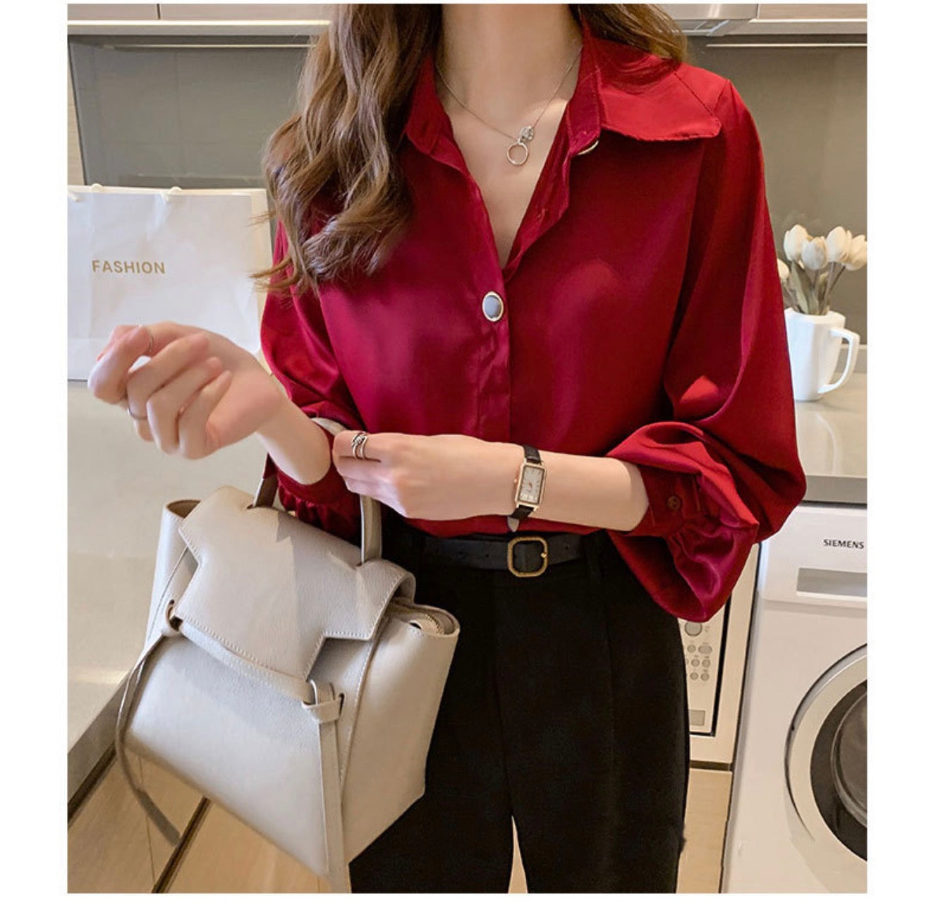 Women's Fashion Long Sleeve Chiffon Blouse Collection