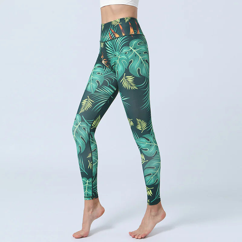 European American Yoga Pants for Women - Printed Tights