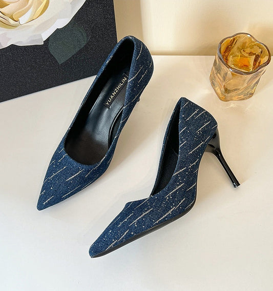 Women's Shallow Mouth Pointed Toe Stilleto High Heels