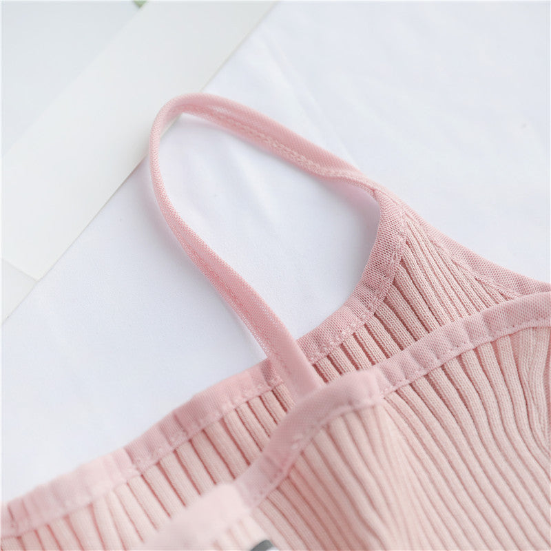 New Women's Sleeveless Embroidered Tank Top