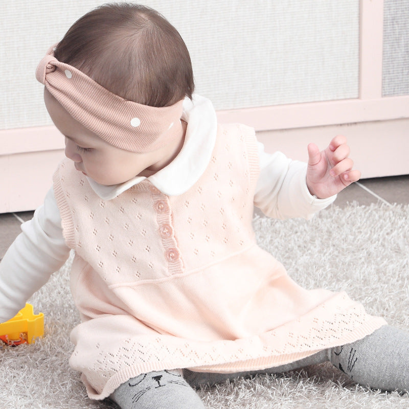 Children's Dress, Vest Dress, Knitted Sweater