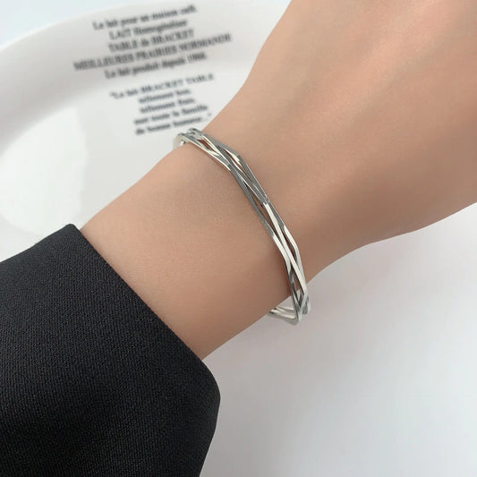 Trendy Geometric Bracelet with Unique Personality