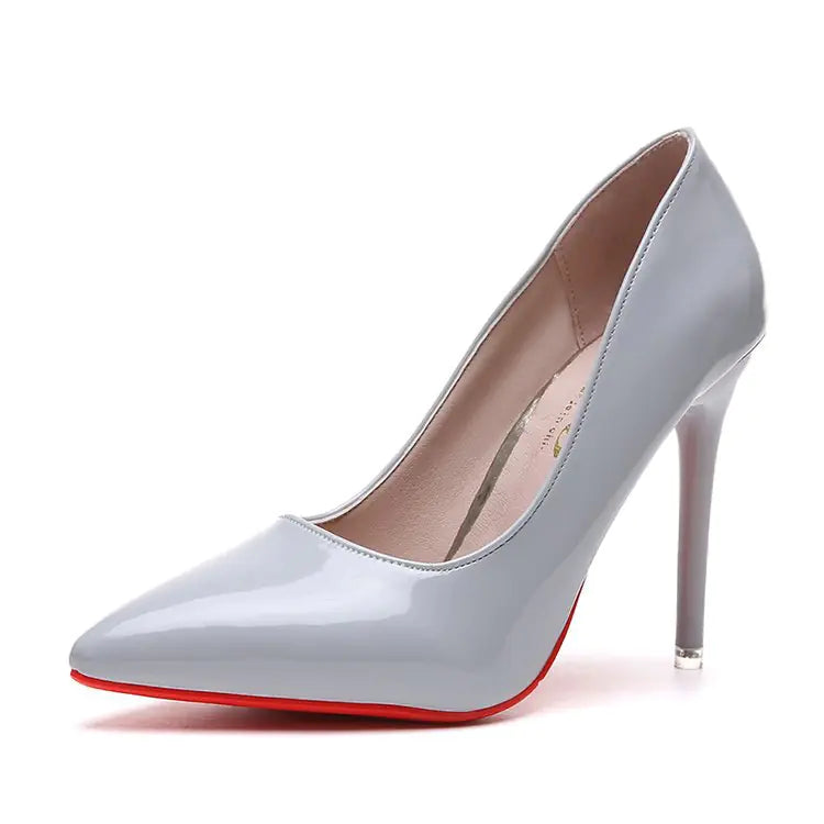 Pointed High Heel Work Pumps for Women