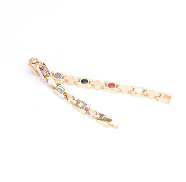 Titanium Steel Rhinestone Bracelet for Women