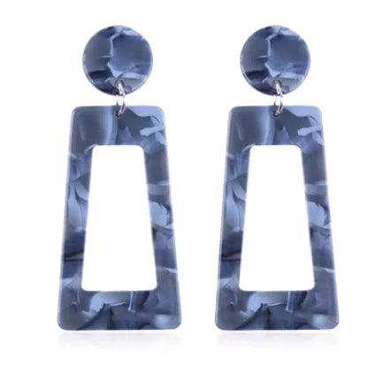 Trendy Acrylic Geometric Earrings for Women