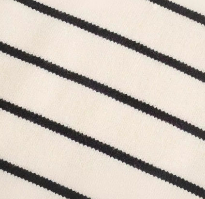 Women's Autumn Long-Sleeved Striped Sweater Coat