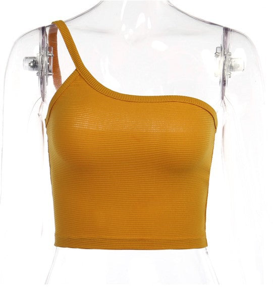 Summer Sexy Women's Solid Irregular Tank Top