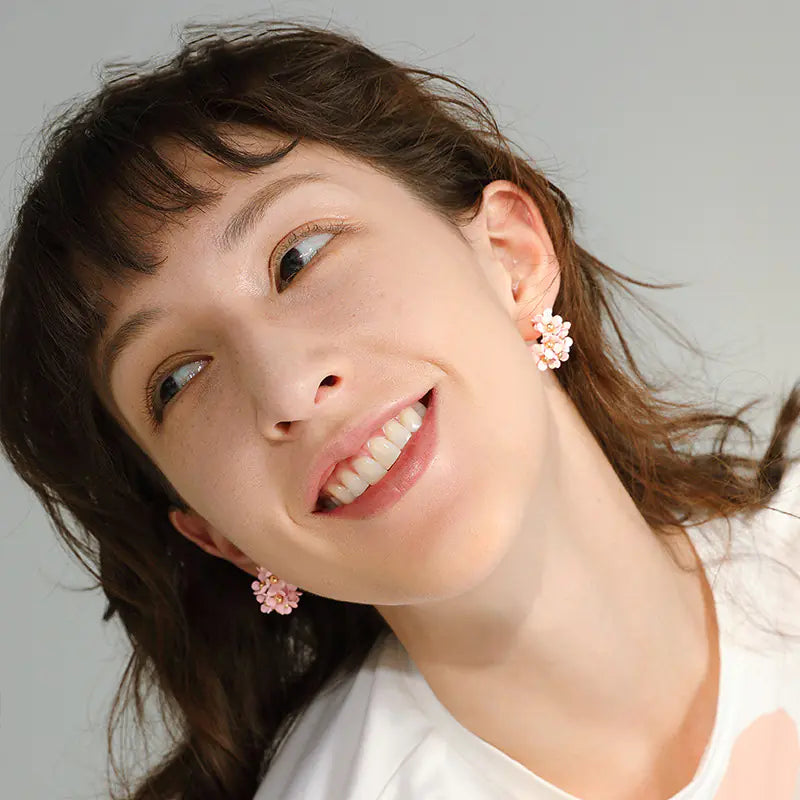 Petal Earrings for Women - Floral Studs