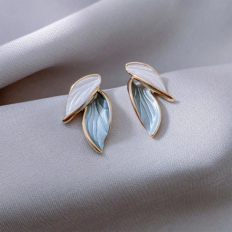 Simple Leaf Earrings for Women - Party Accessories