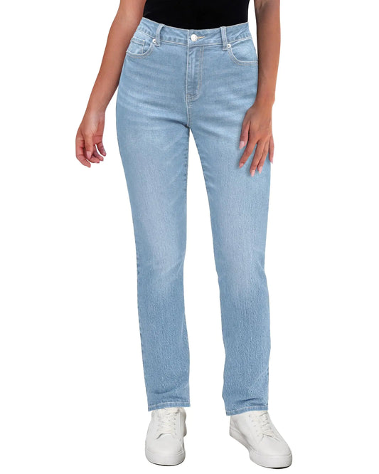 High Waisted Stretchy Women Blue Jeans. Trendy Denim Pants Roadknight Blue Size X-Large US Size 16 to Size 18