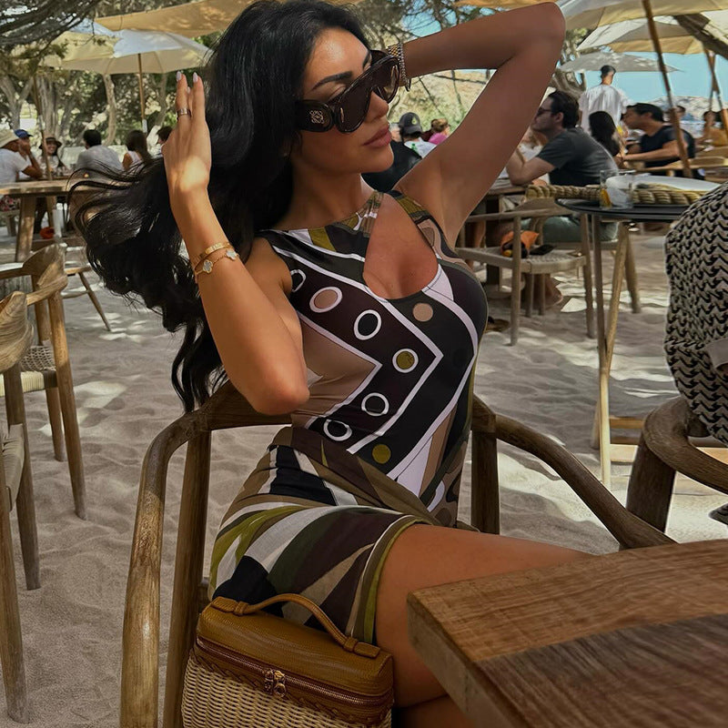 Bodycon Round Neck Dress