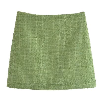 Women's Woolen Skirt Jacket Coat Set