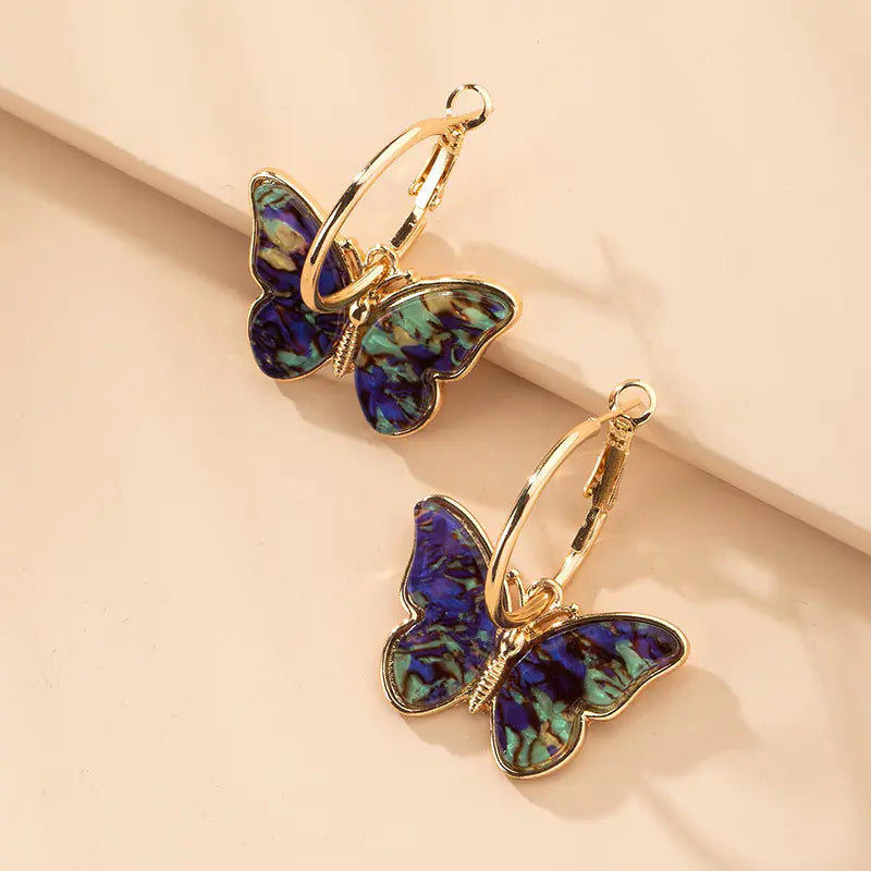 Fashionable Minimalist Butterfly Earrings for Women