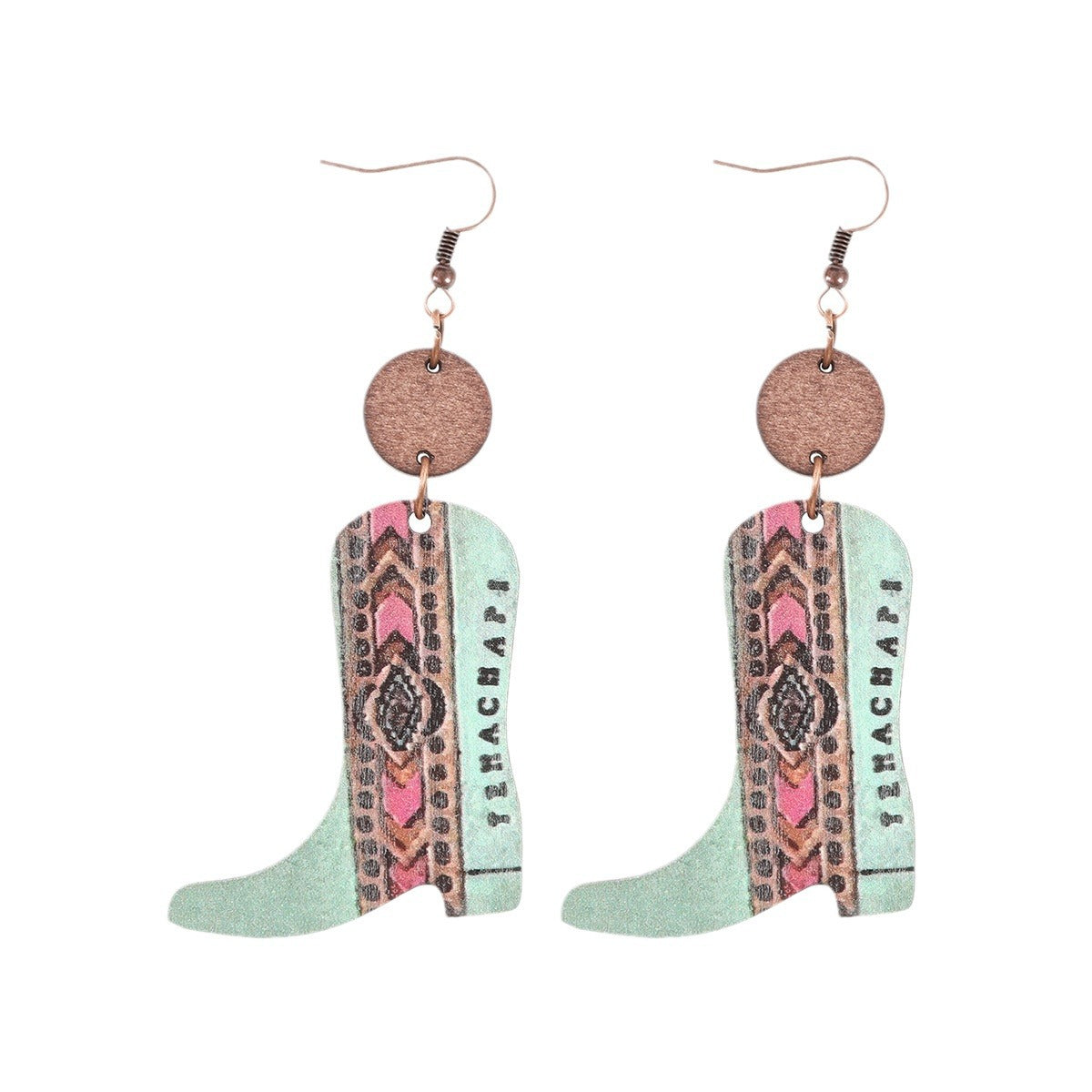 Western Floral Earrings - Vintage Style for Women