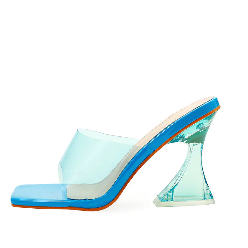 Fashionable Transparent High Heels for Women