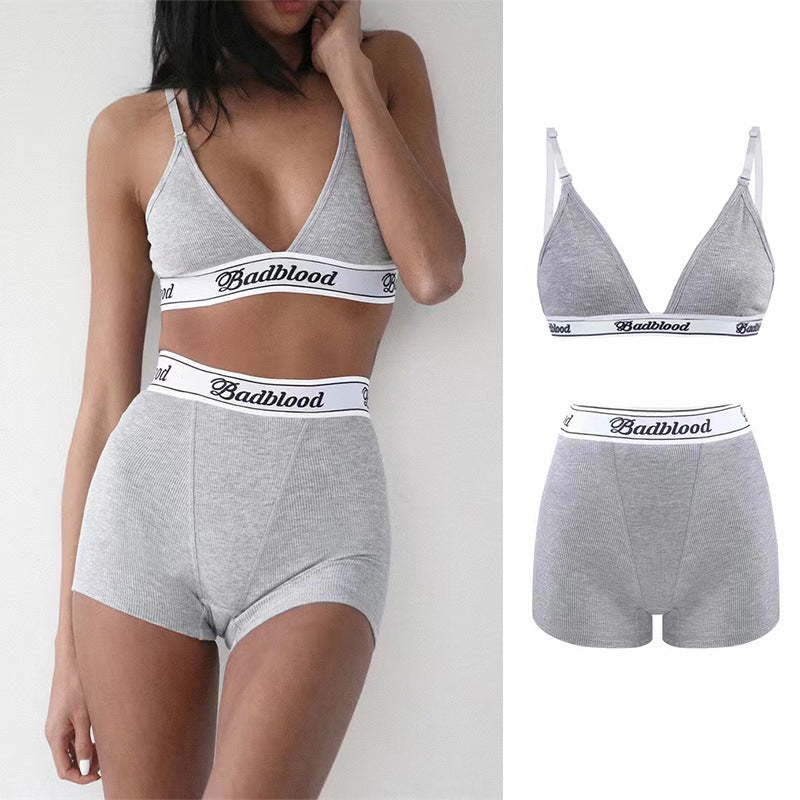 Summer Women's Casual Set with V-Neck Tank Top