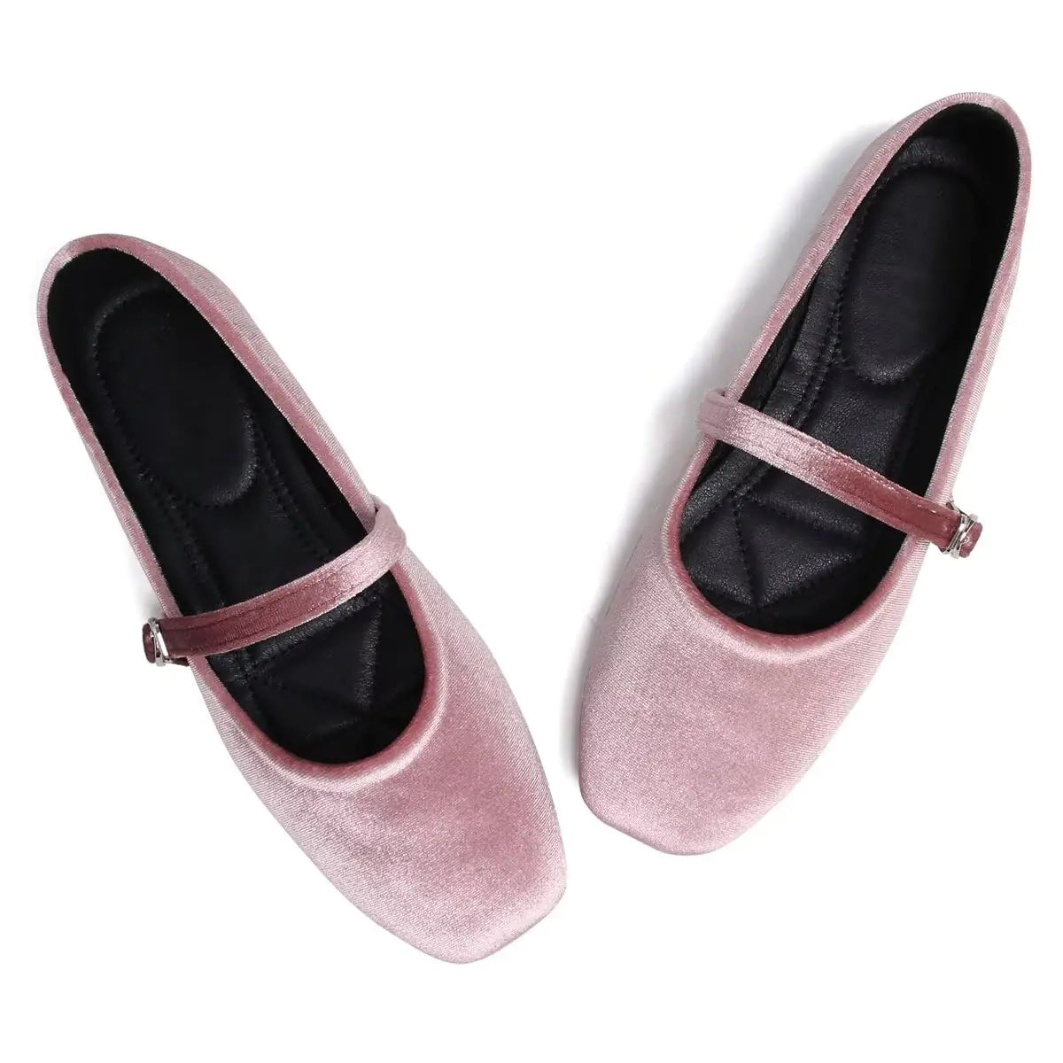 Soft Mary Jane Cozy Sandals. Warm Suede Flats Casual Work Party Shoes
