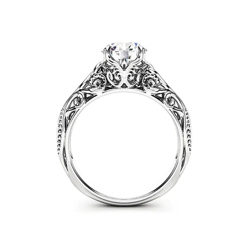 Fashion Zircon Jewelry Women's Wedding Ring
