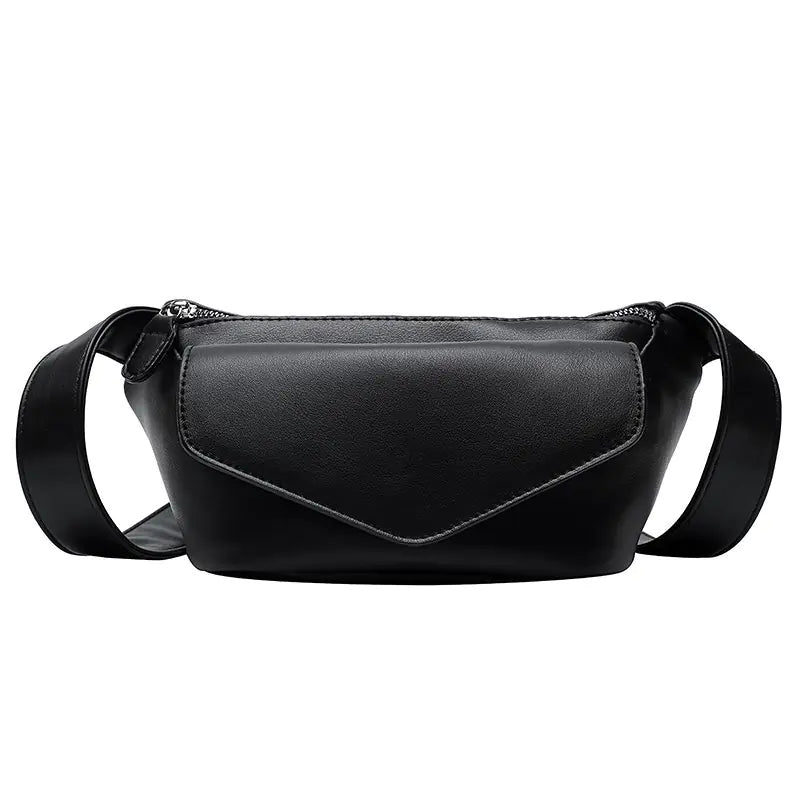 Women's Solid Color Casual Waist and Shoulder Bags