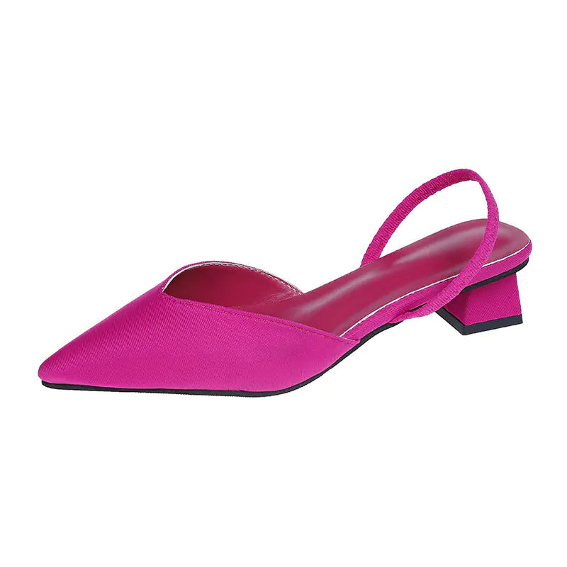 Women's Summer Minimalist Pointed Heels Sandals