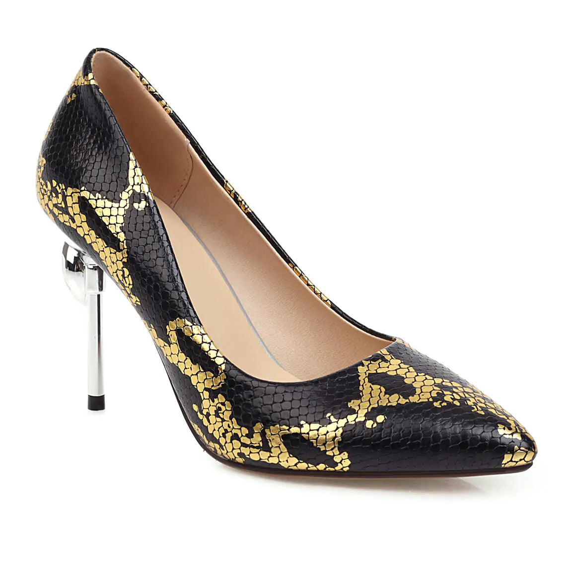 Stylish Pointed Toe High Heels for Women (Sizes 33-54)