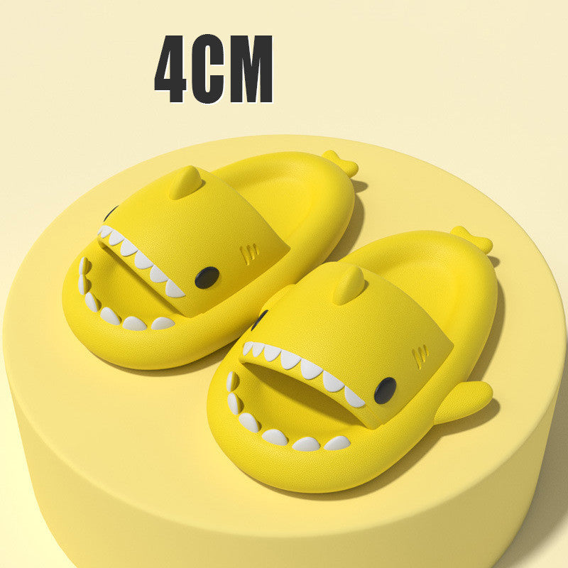 Indoor &Outdoor Funny Shark Cartoon Adult Slippers