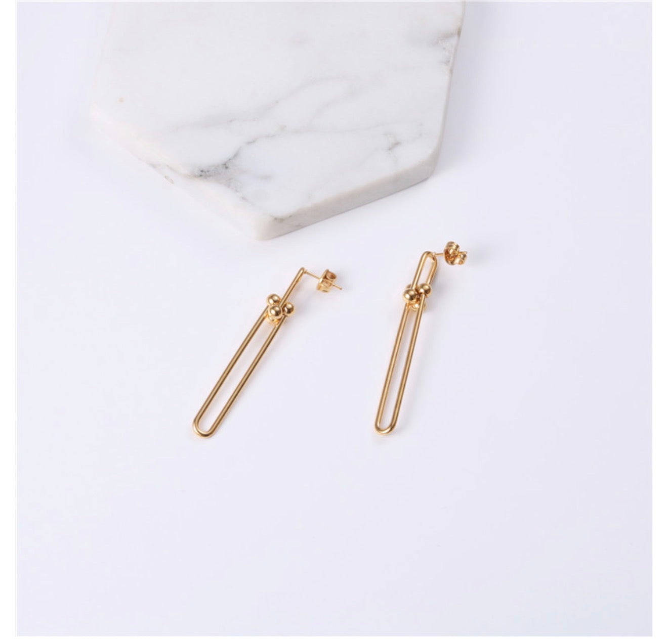 Chic European Style Chain Earrings for Women