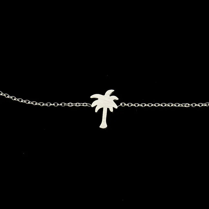 Palm Tree Bracelet - Beach Jewelry Accessory
