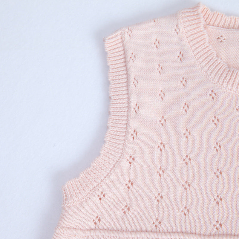 Children's Dress, Vest Dress, Knitted Sweater