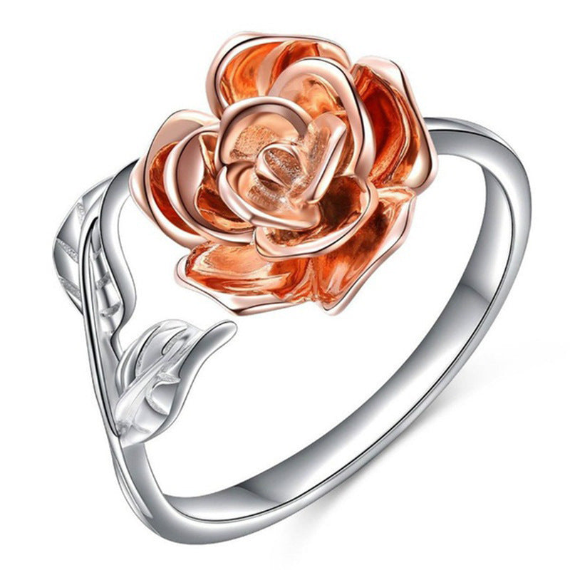 Rose Adjustable Ring. Stylish and Fashionable
