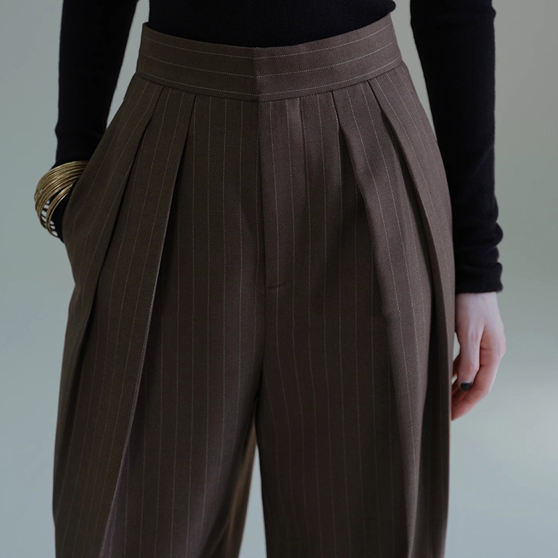 Women's Striped Suit Pants