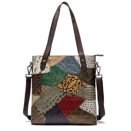 Ethnic Style Handmade Women's Contrast Color Handbags/ Shoulder Bag