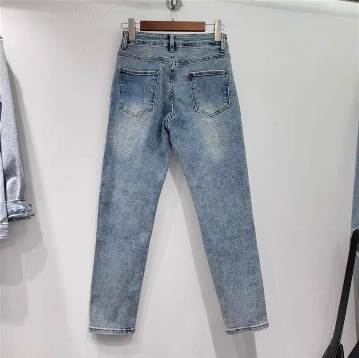 Women's High Waist Ripped Slimming Jeans