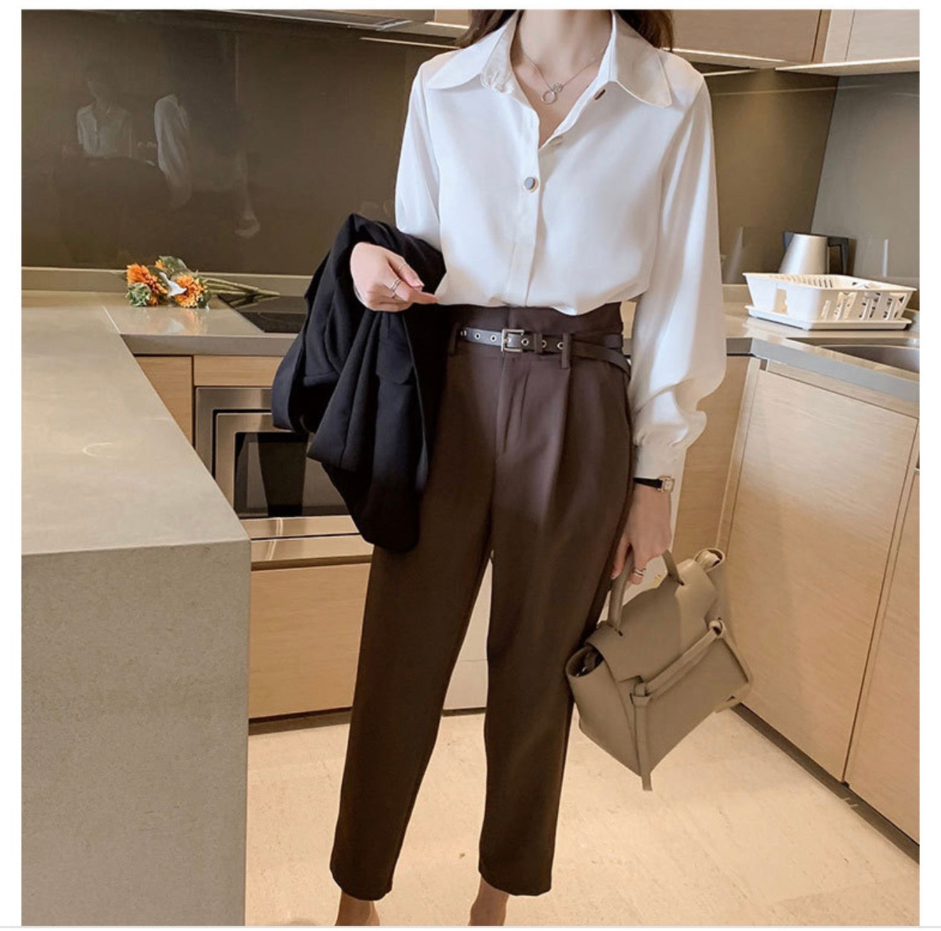 Women's Fashion Long Sleeve Chiffon Blouse Collection